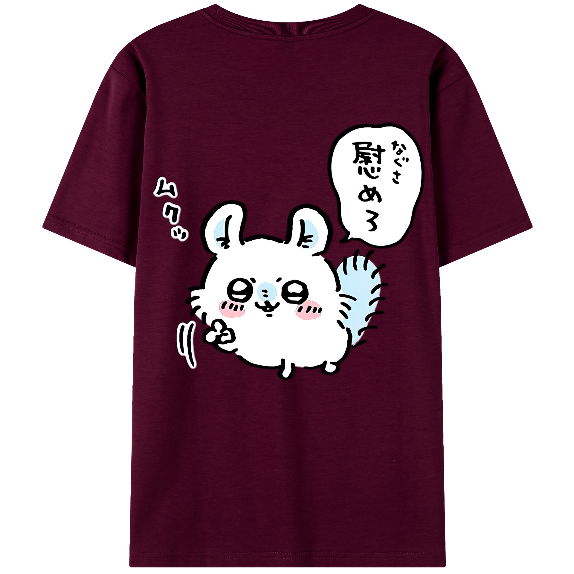 （画像用） ちいかわ モモンガ Chii-kawa Momonga レディース半袖Tシャツ(バックプリント)
